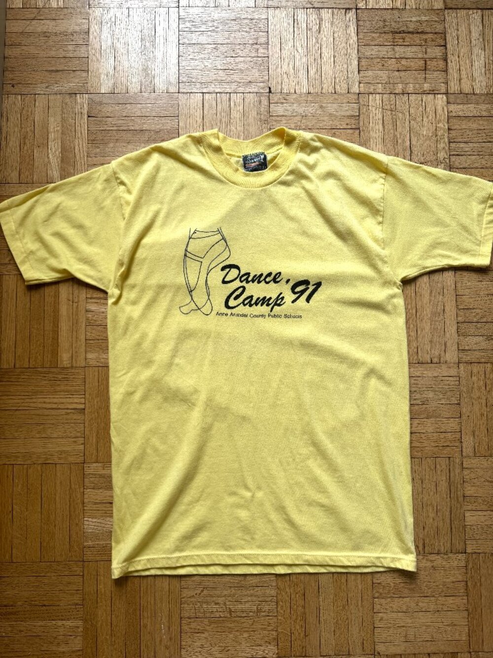 Vintage 1990s Tee Large - 1991 Dance Camp